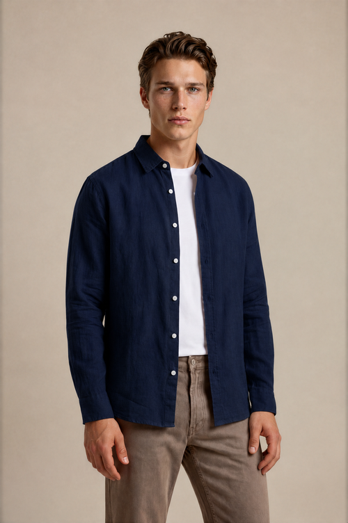 Long Sleeve Linen Shirt