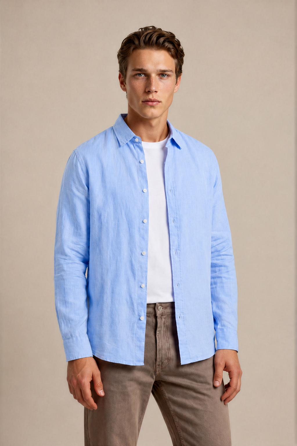 Long Sleeve Linen Shirt