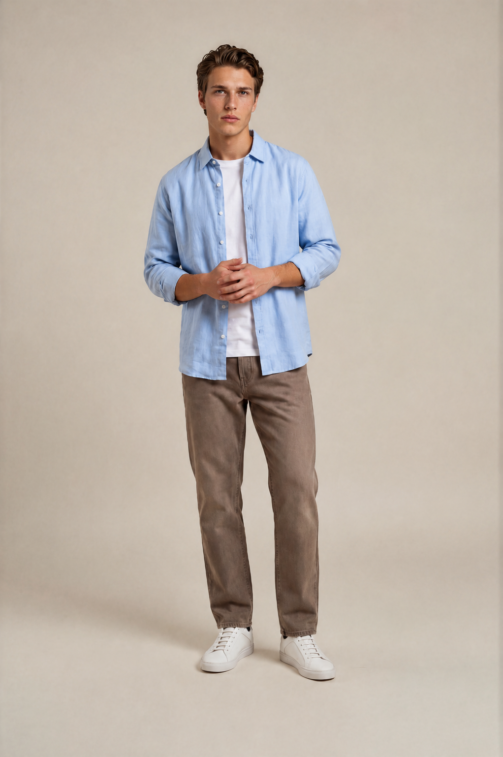 Long Sleeve Linen Shirt