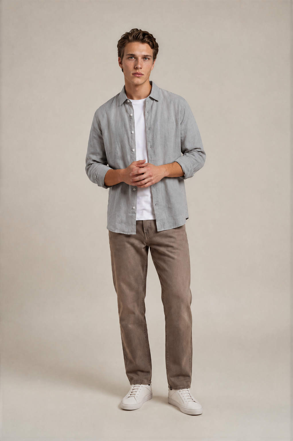 Long Sleeve Linen Shirt