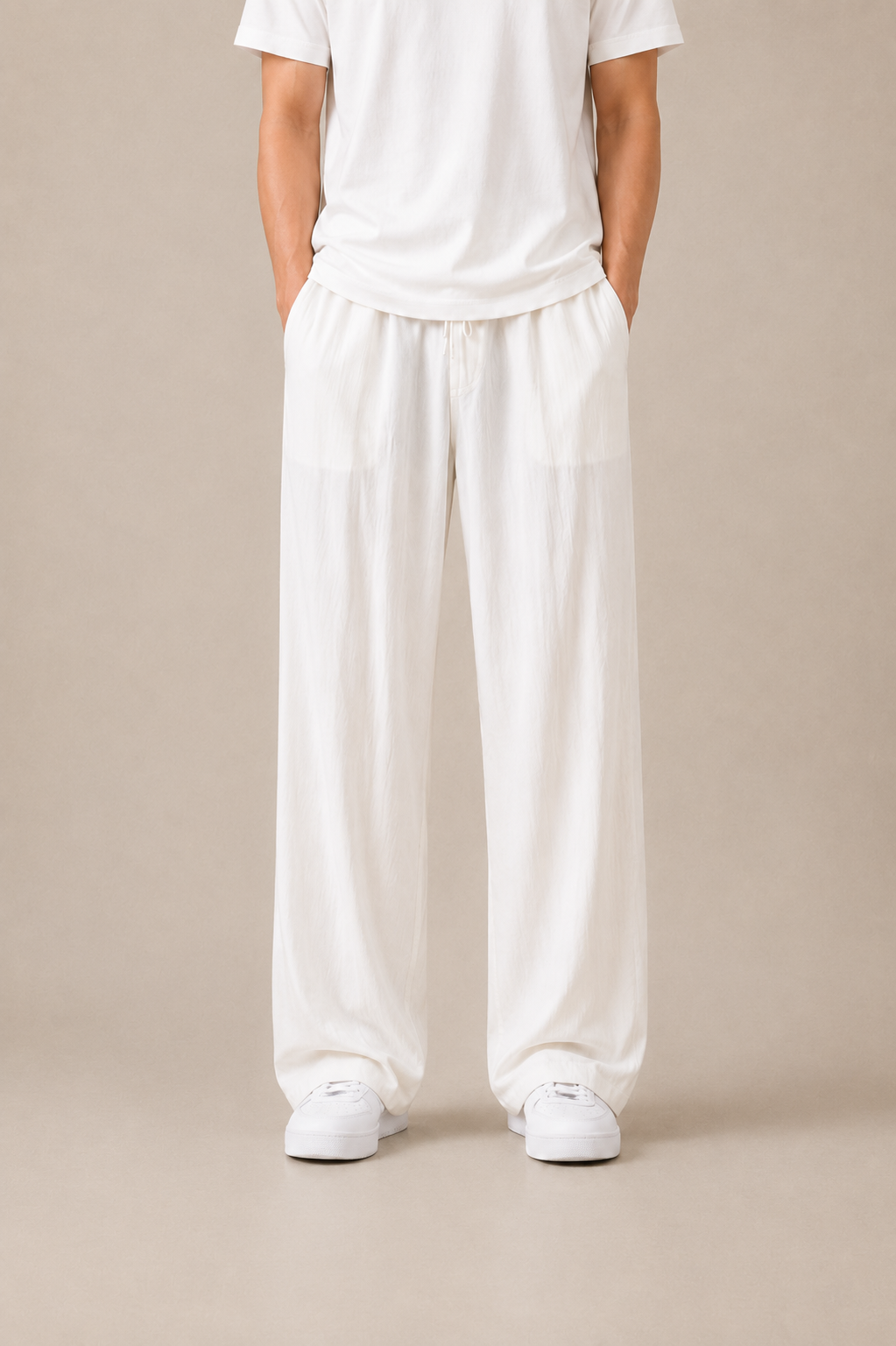 Linen Blend Trousers