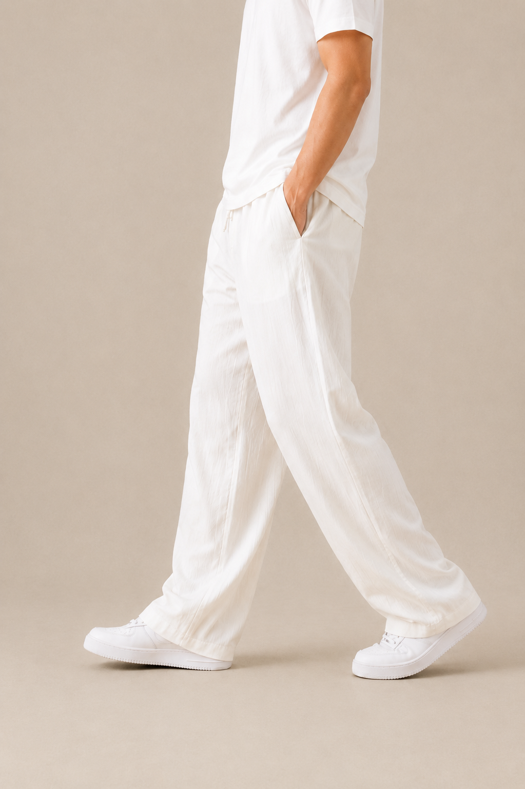 Linen Blend Trousers