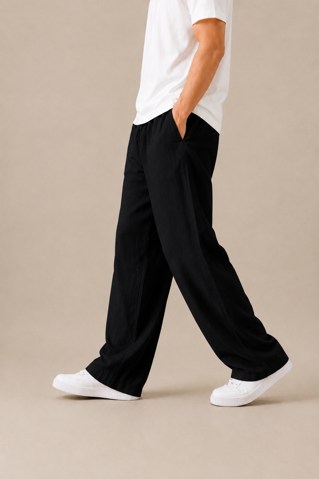 Linen Blend Trousers