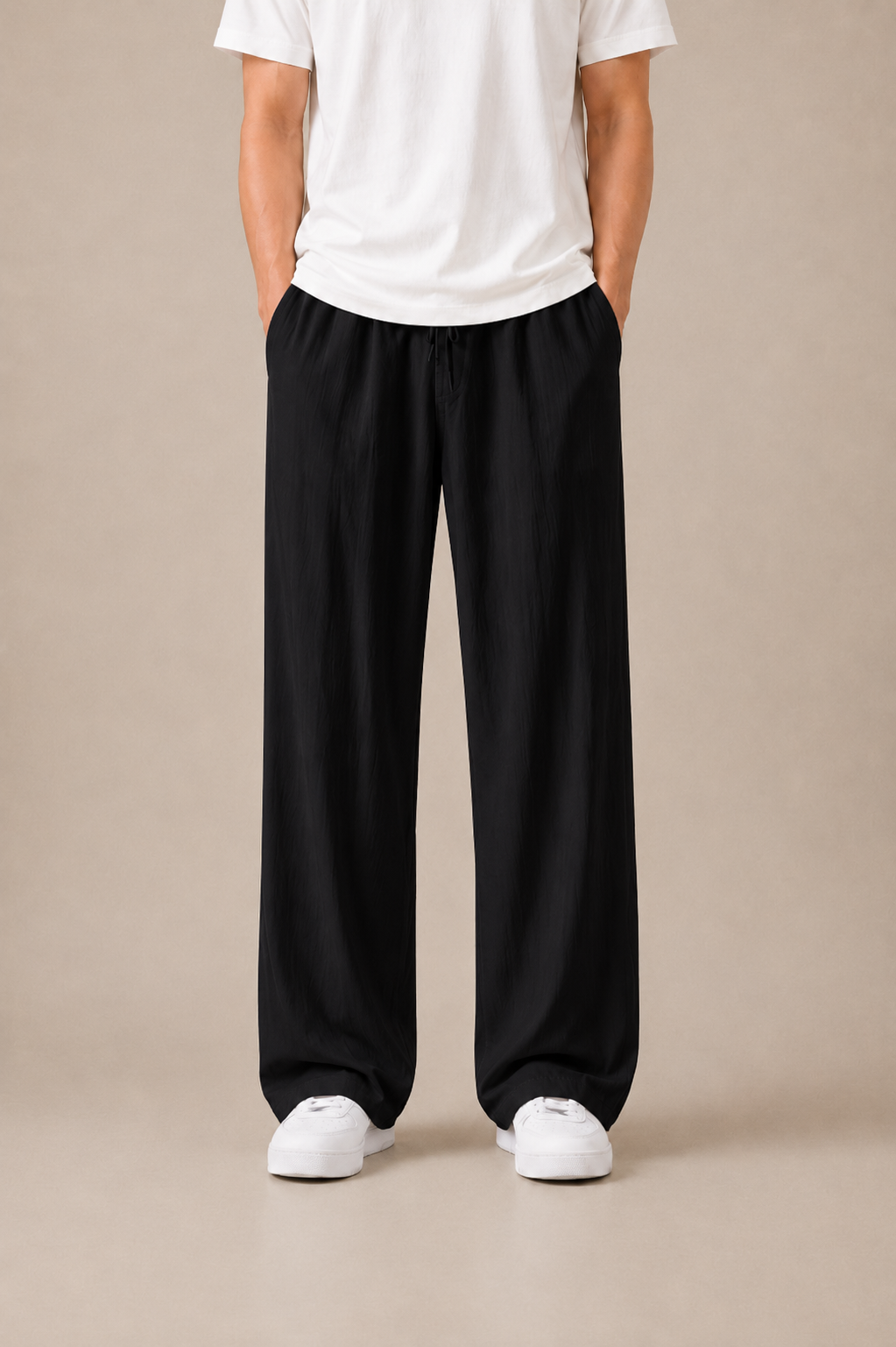 Linen Blend Trousers