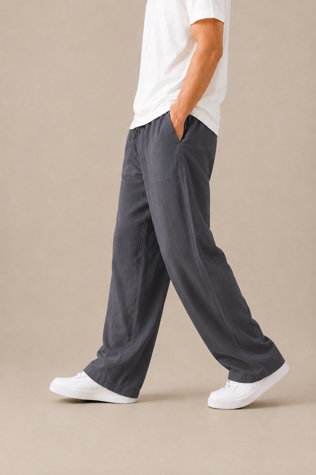 Linen Blend Trousers