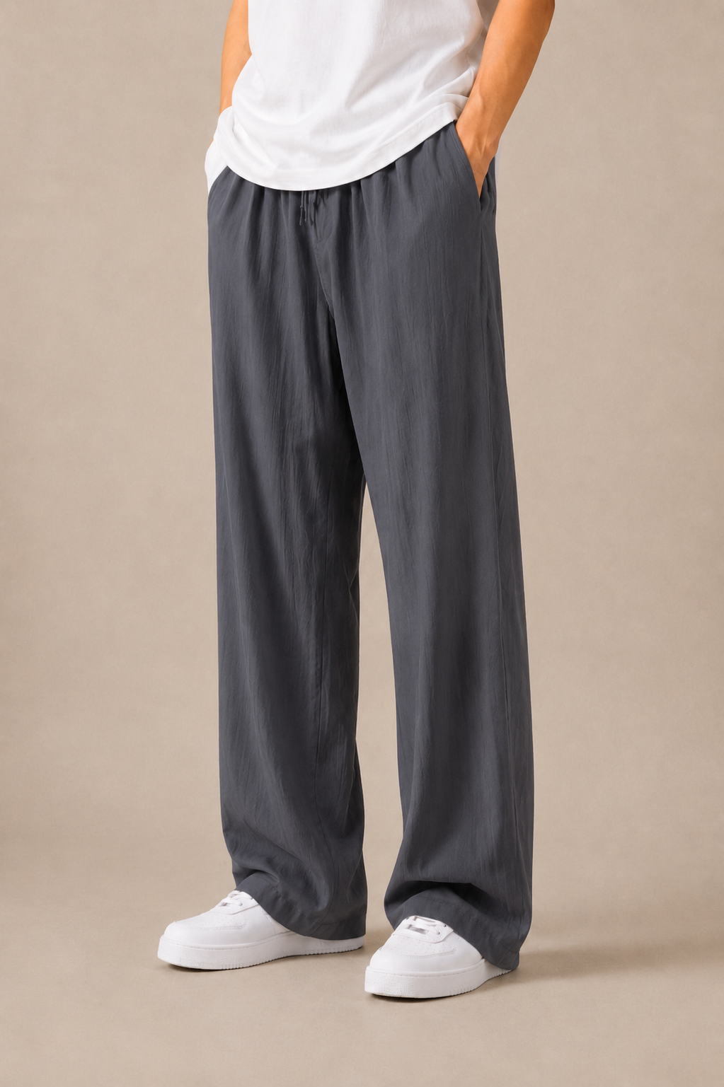 Linen Blend Trousers