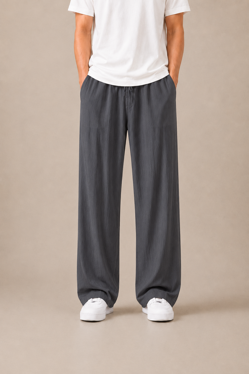 Linen Blend Trousers