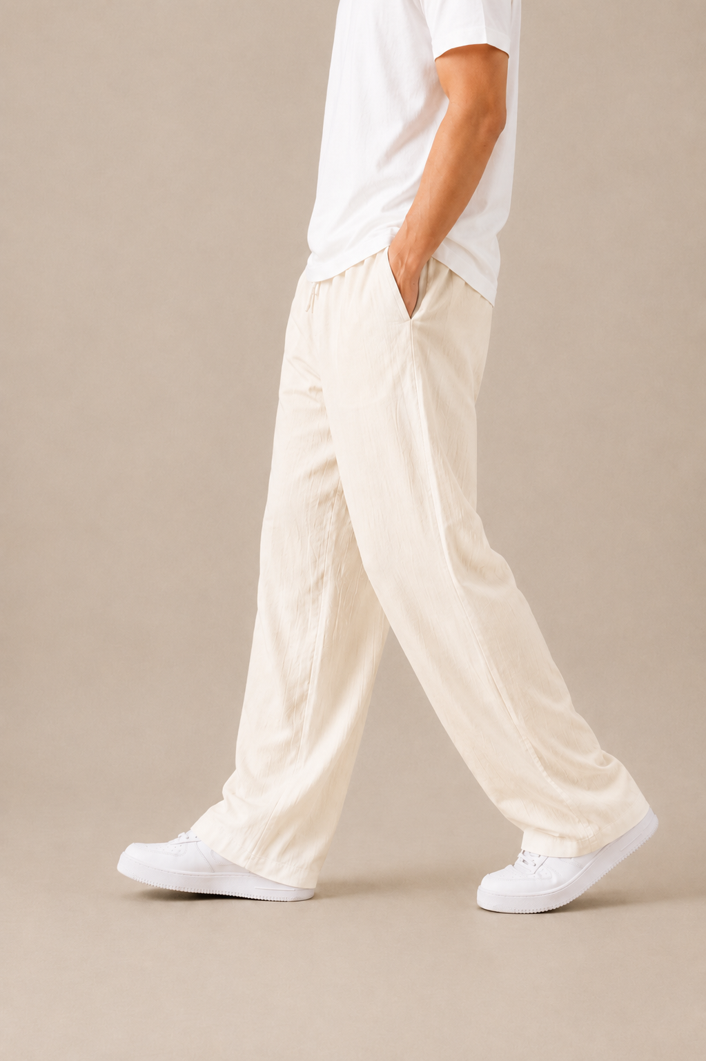 Linen Blend Trousers