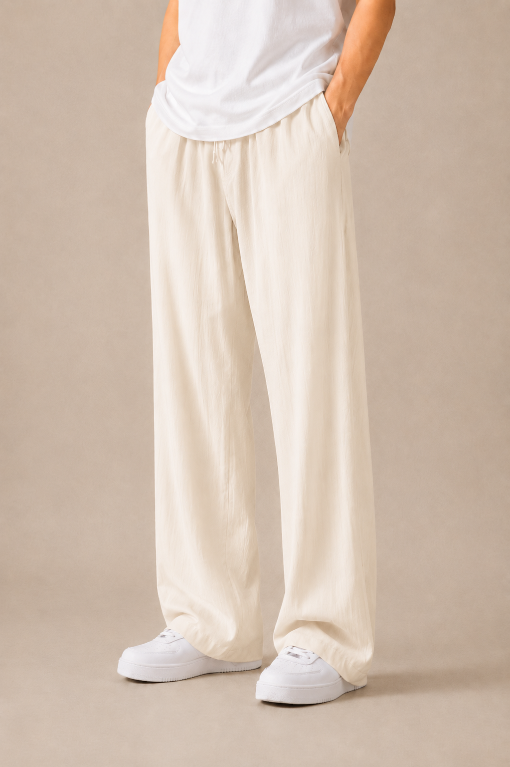 Linen Blend Trousers