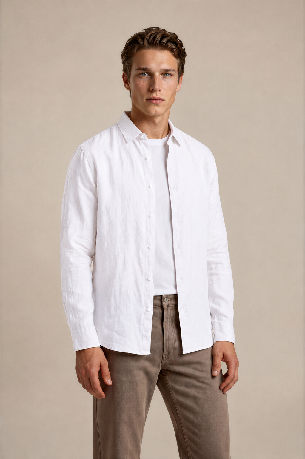 Long Sleeve Linen Shirt