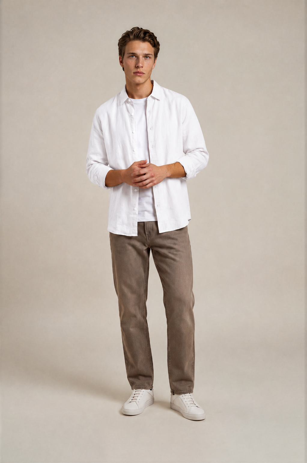Long Sleeve Linen Shirt