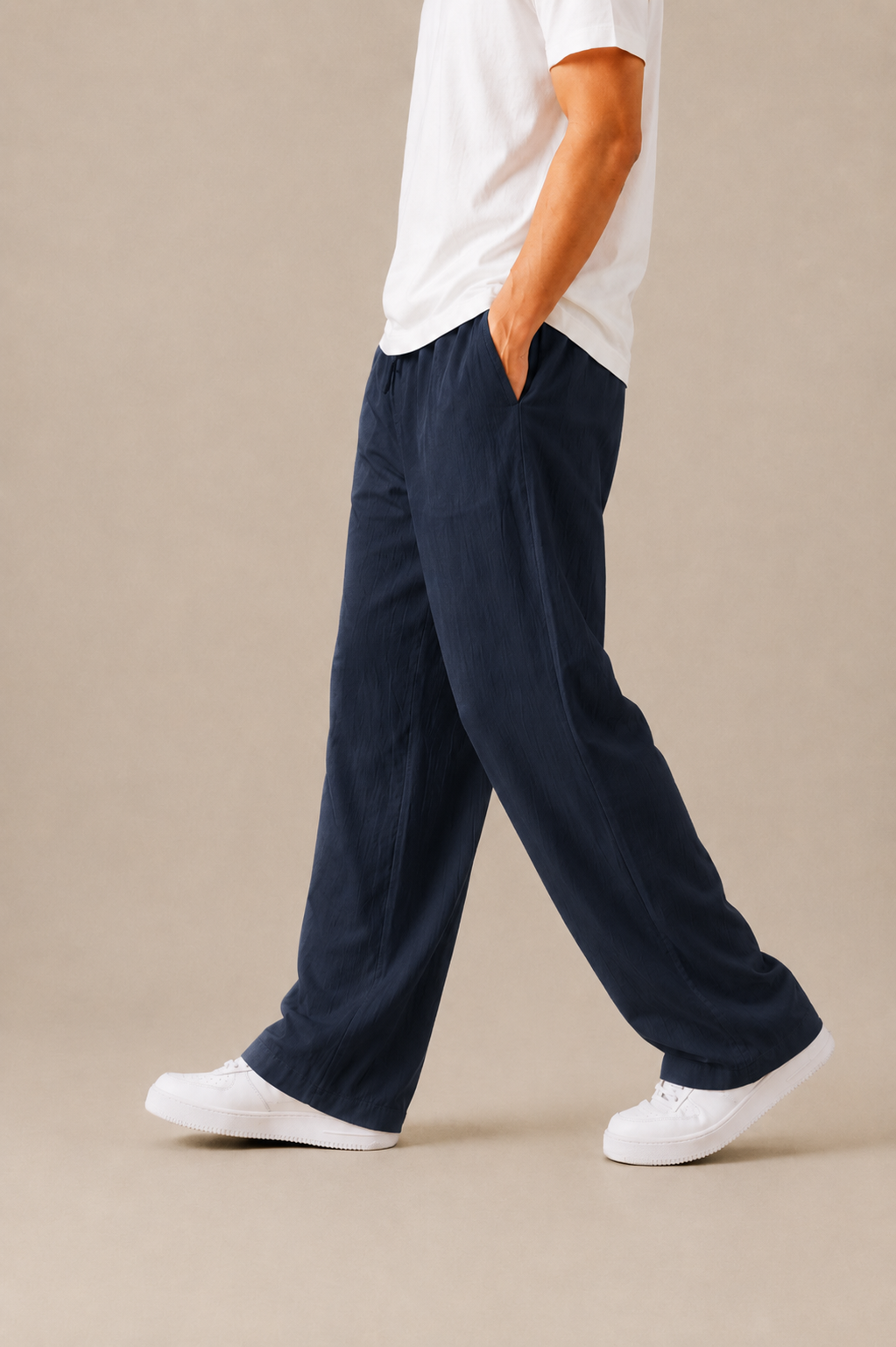 Linen Blend Trousers