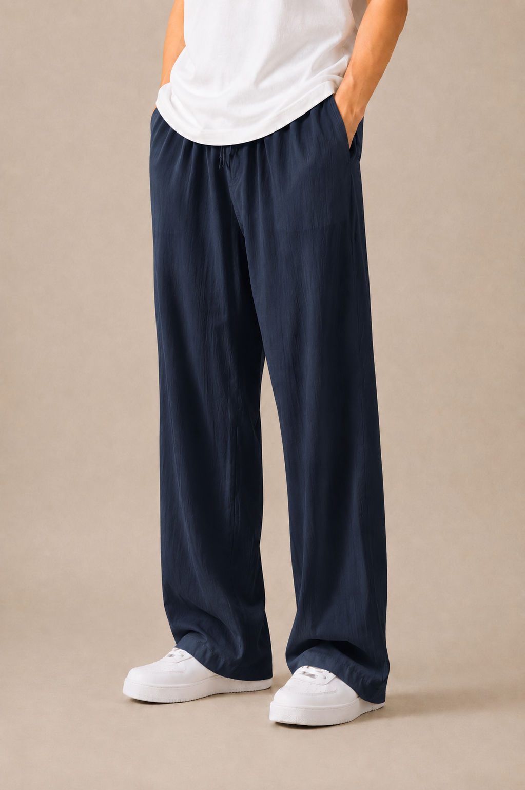 Linen Blend Trousers