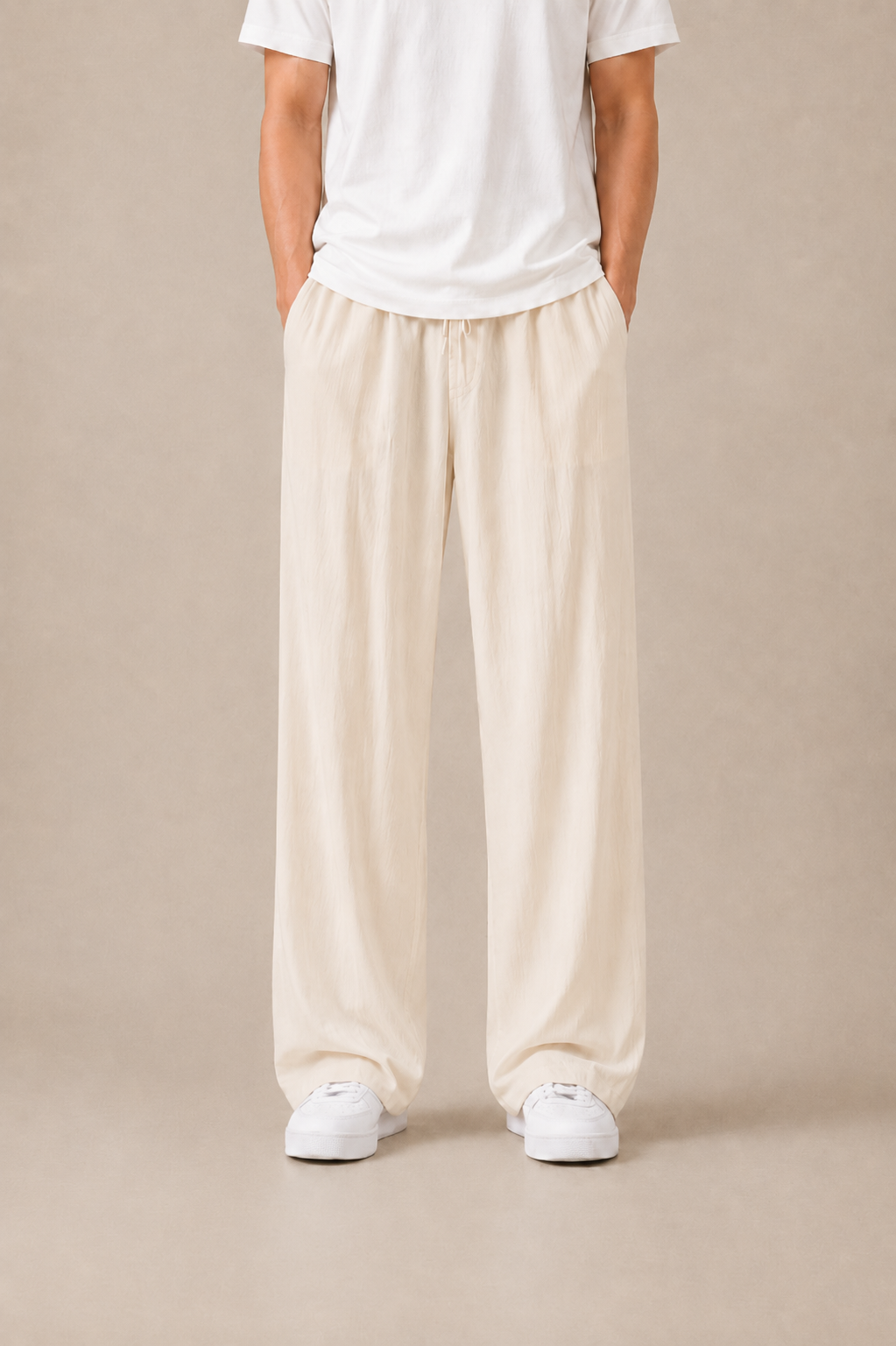 Linen Blend Trousers