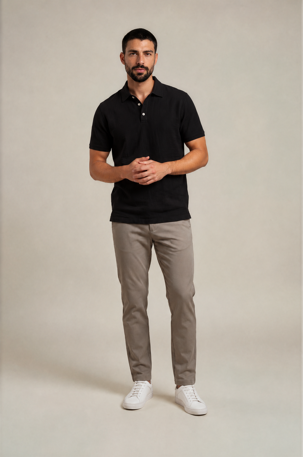 Classic Linen Polo Shirt