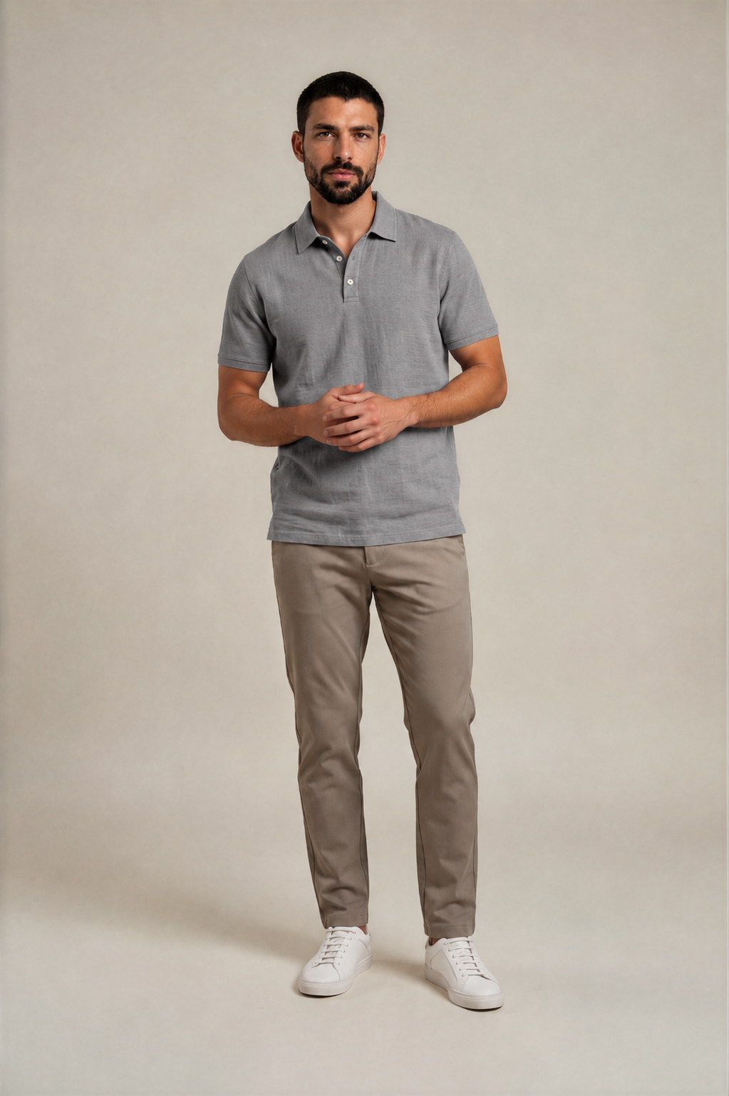 Classic Linen Polo Shirt