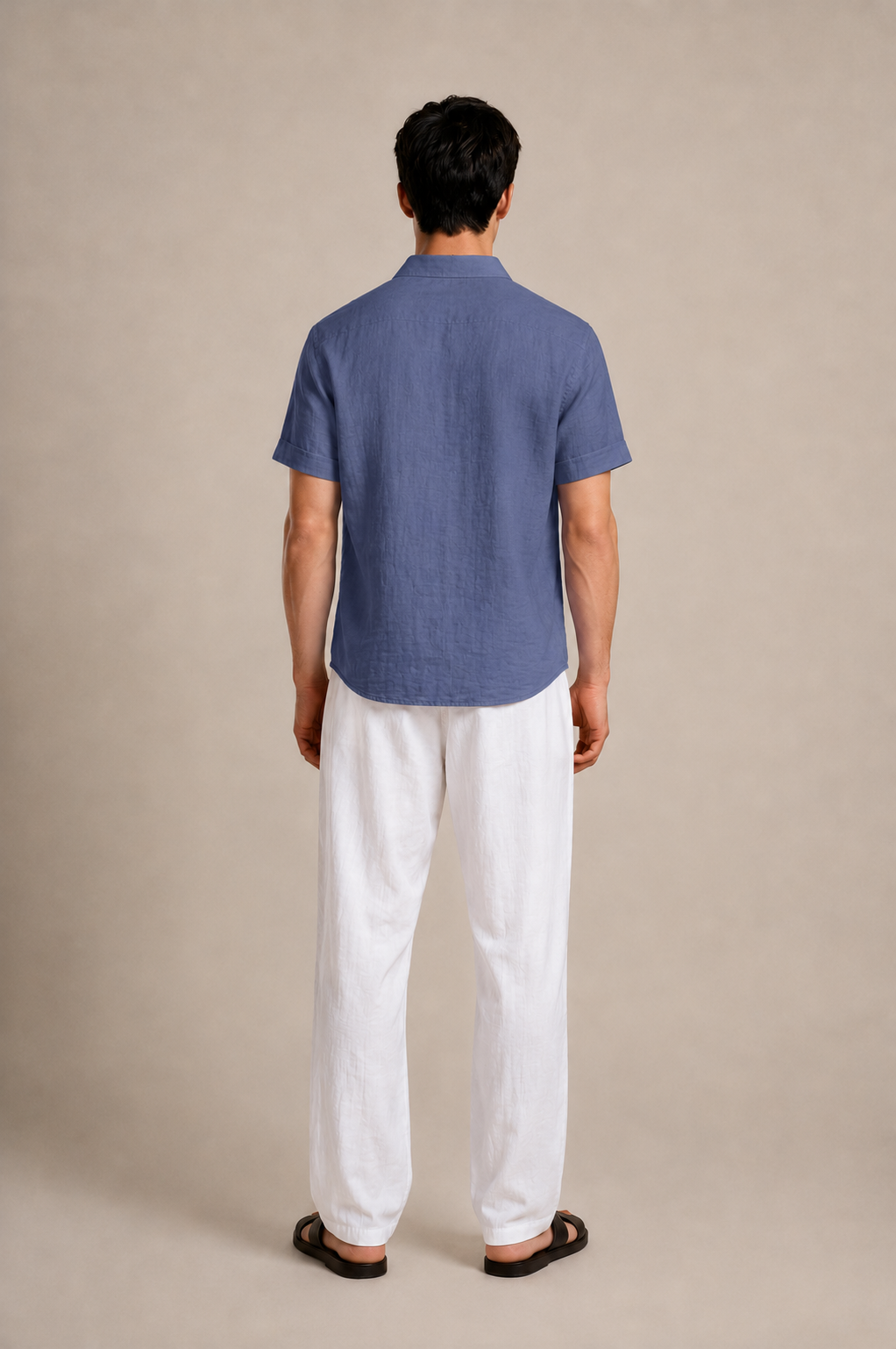 Classic Linen Button-Up Shirt