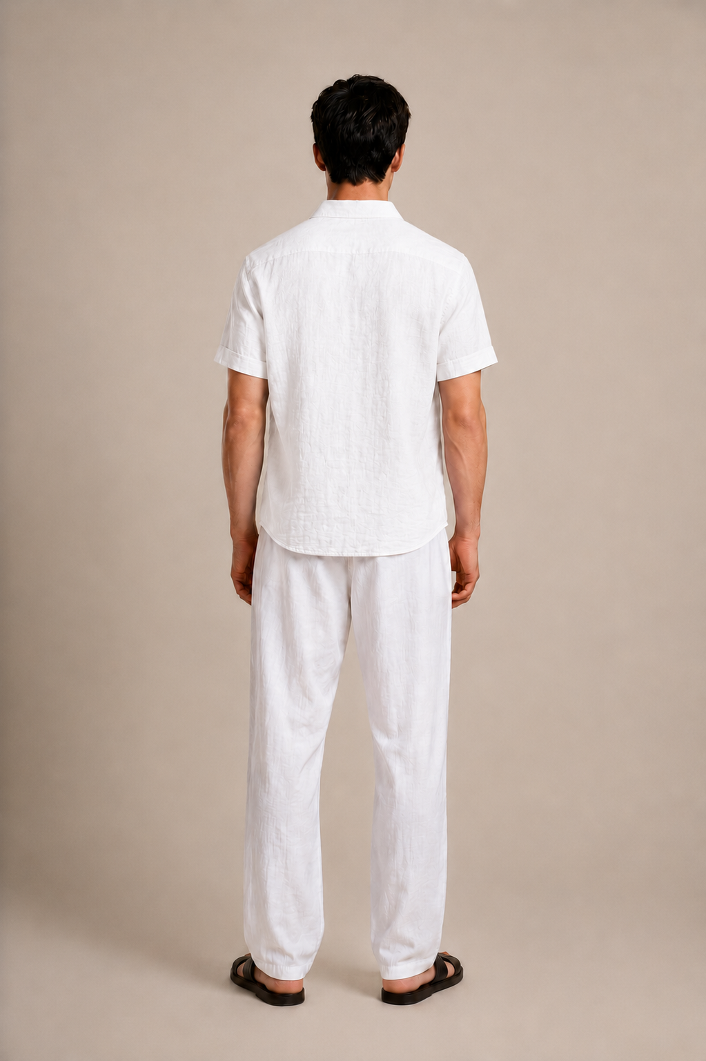 Classic Linen Button-Up Shirt