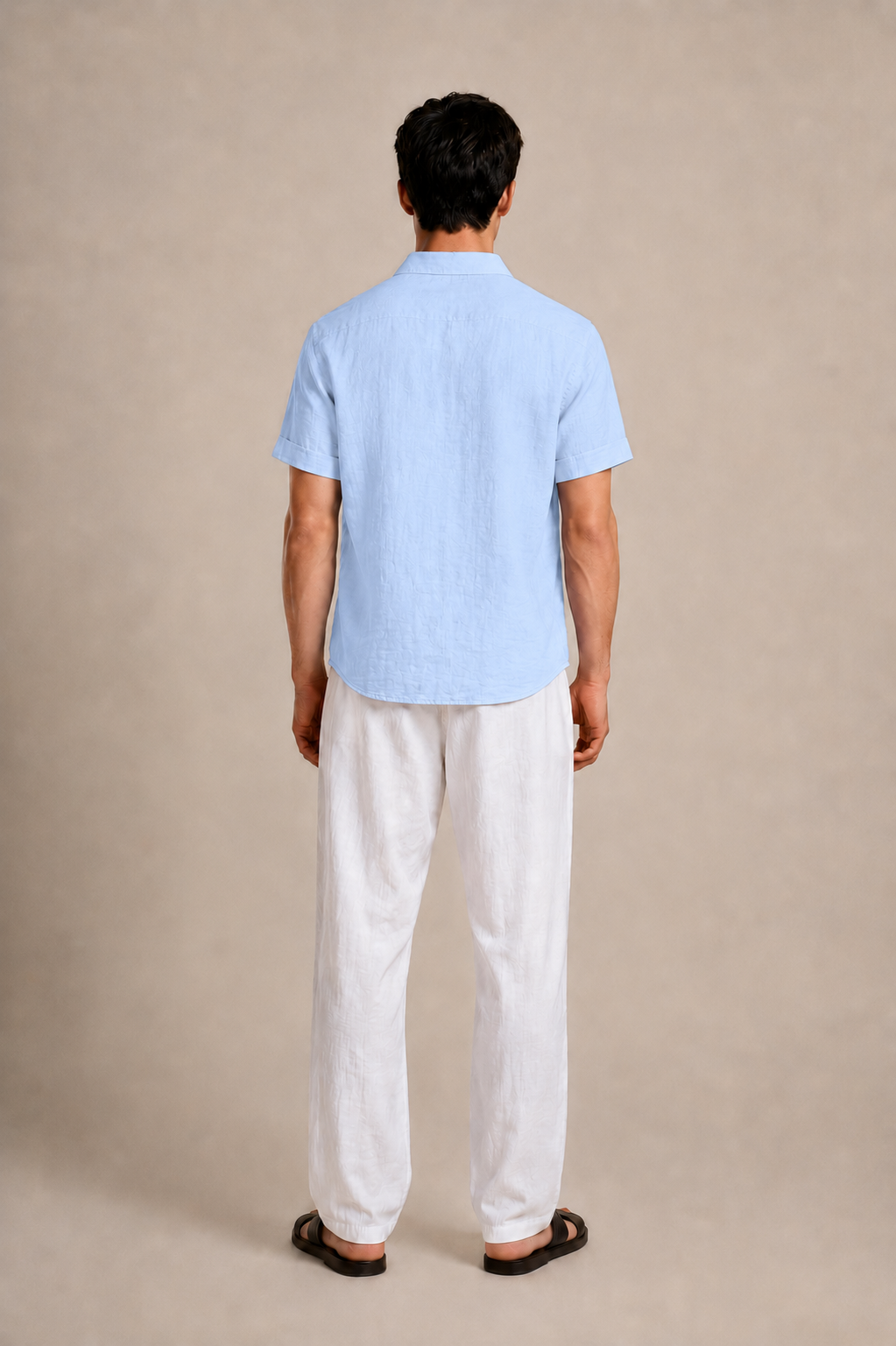 Classic Linen Button-Up Shirt