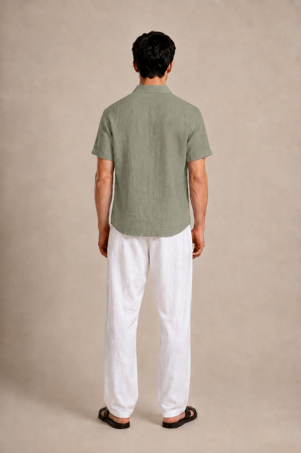 Classic Linen Button-Up Shirt