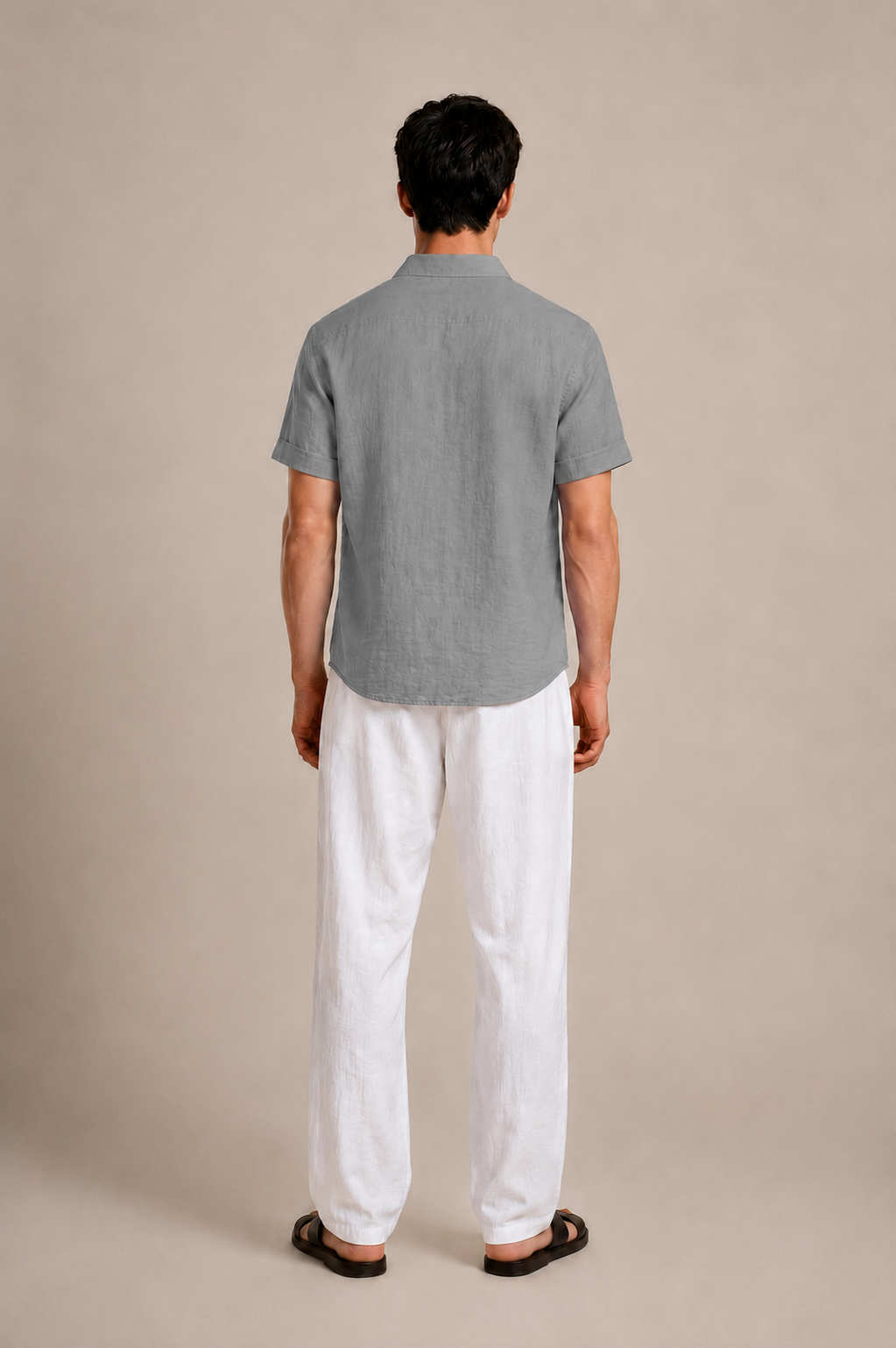 Classic Linen Button-Up Shirt