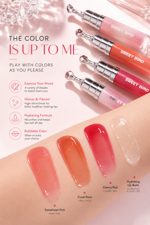 Sweet Bird Crystal Glow Hydrating Gloss