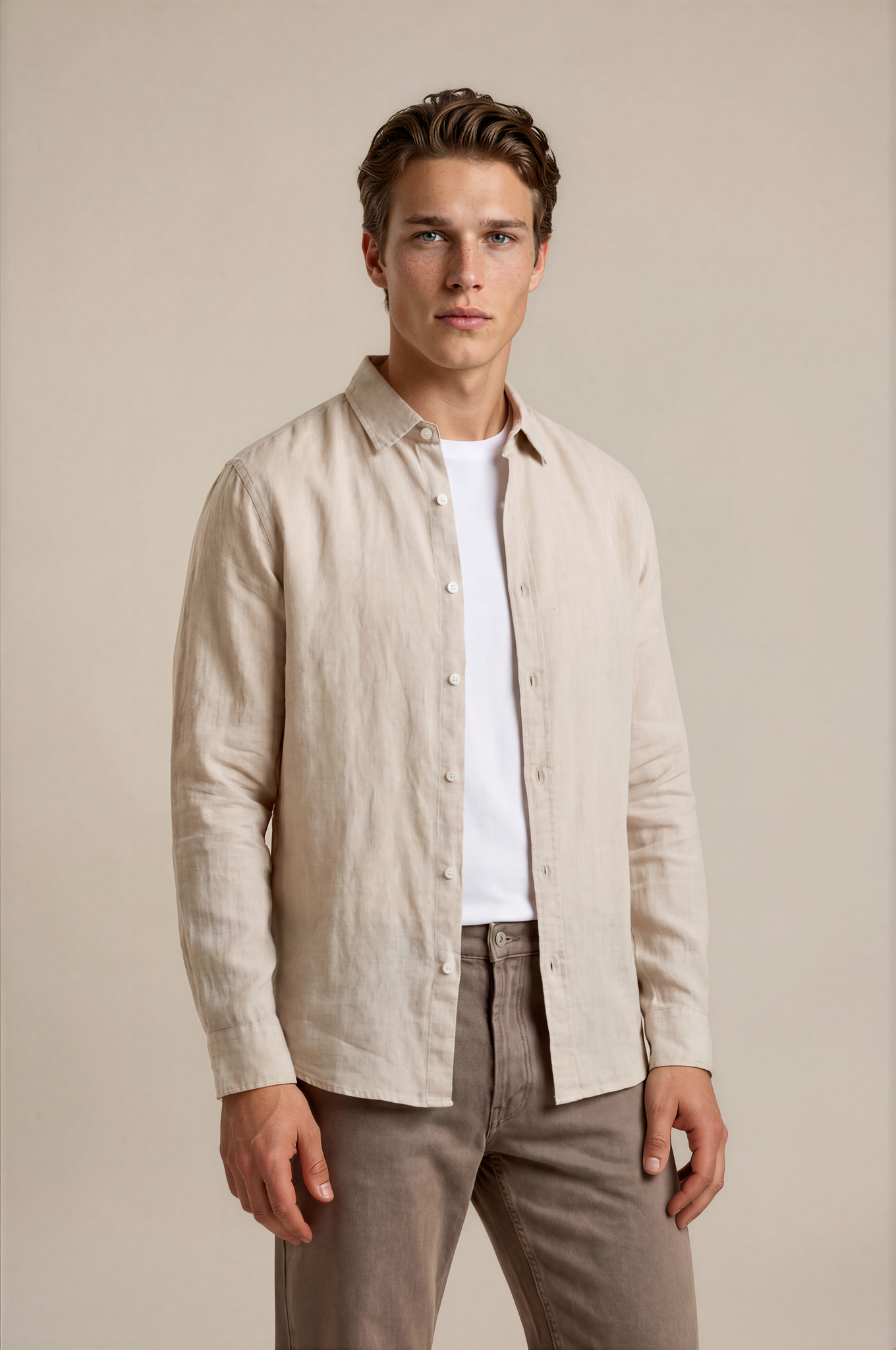 Long Sleeve Linen Shirt